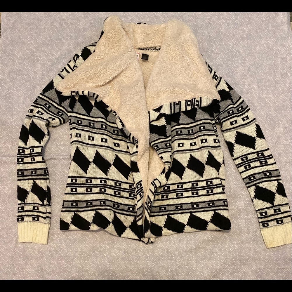 Sherpa Lined Cardigan